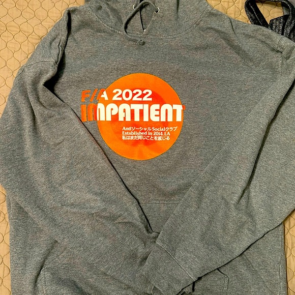 Anti Social Social Club F/W 22 Hoodie Size XL - Picture 1 of 2